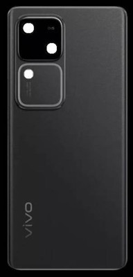 SRaccessories Vivo V30 (5G) (with Camera Lens) Back Panel(Noble Black)
