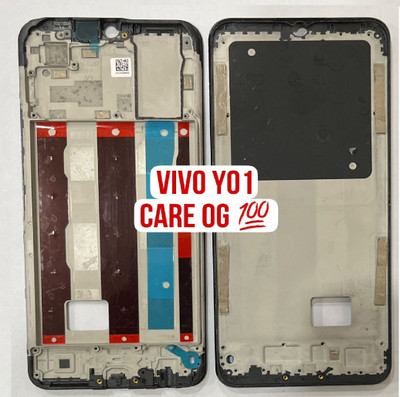 AL HAYY TRADERS VIVO Y01 MIDDLE FRAME Front Panel(BLACK)