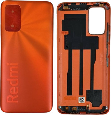Sandreezz Xiaomi Redmi 9 Power (with Proper Logo) (with Side Volume Power Buttons) Back Panel(Fiery Red)