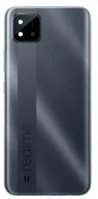 Sandreezz Realme C20 (with Proper Logo) Back Panel(Black)
