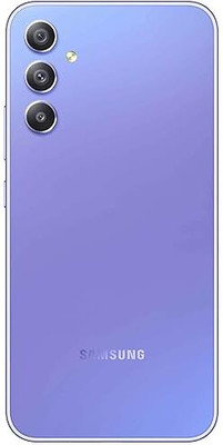 Docile Samsung Galaxy A34 5G Back Glass Back Door Panel Back Panel(Purple)
