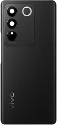 starware Android Back Panel for Vivo V27 -Black Back Panel(Black)