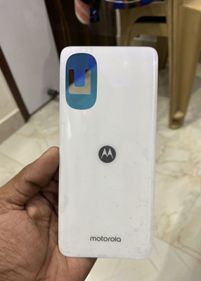 Farcry MOTOROLA MOTO G52 WITH PROPER LOGO Back Panel(WHITE)