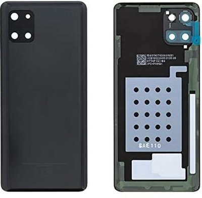FixHub SAMSUNG GALAXY NOTE 10 LITE BATTERY DOOR HOUSING BODY COMPATIBLE Back Panel(BLACK)