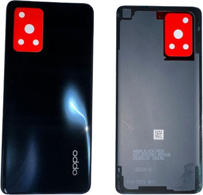 Sandreezz Oppo F19 (Best Quality) (with Proper Logo) Back Panel(Prism Black)