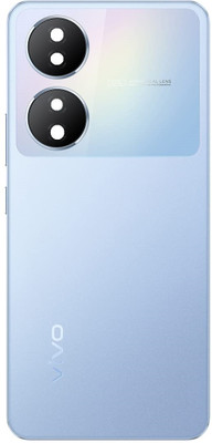 Sandreezz Vivo Y100 (5G) (Glass) (With Middle Ring Camera Lens & Side Volume Power Buttons) Full Panel(Pacific Blue)