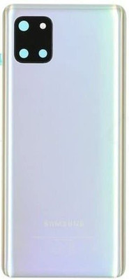 Sparevilla Samsung Samsun Note 10 Lite-Aura low (WITH CAMERA LASS LENS) Back Panel(Silver)