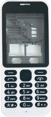 imbi Nokia 215 (2017) Dual Sim Front Back and Middle Body With Keypad Full Panel(White)