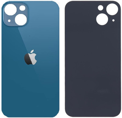 Kraze4blaze Apple iPhone 13 (Best Quality)(With Proper Logo)(Glass) Back Panel(Blue)