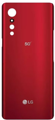 FriendzzWorld LG Velvet 5G (LM-G900N, LM-G900EM, LM-G900, LM-G900TM) Glass Back Panel(Red)