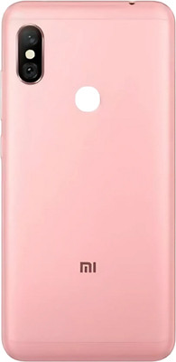 Shkiyo Redmi Note 6 Pro With Logo Premium Quality Back Panel(Rose Gold)