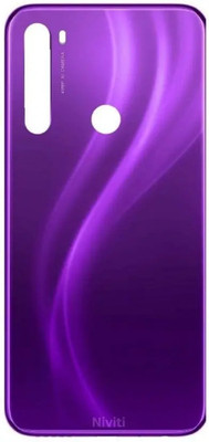 KezeMize Xiaomi Note 8 (Glass)(Best Quality)(With Proper Logo) Back Panel(Purple)