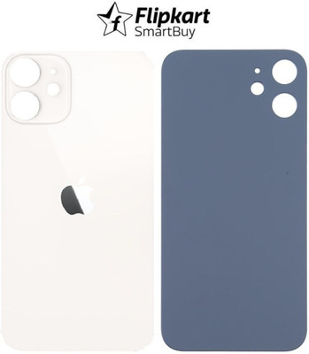 Flipkart SmartBuy Apple iPhone 12 Premium Quality (Glass) Back Panel(White)