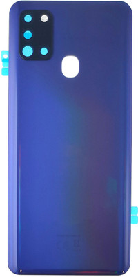 imbi Samsung Galaxy A21s With Camera Glass And Side Button Back Panel(Blue)