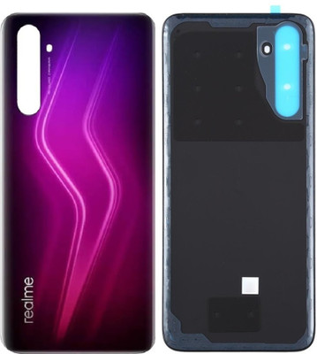 Sandreezz Realme 6 Pro (Glass) (Best Quality) (with Proper Logo) Back Panel(Lightning Red)