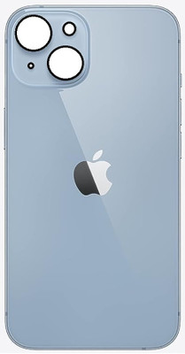 FLOUNDER APPLE IPHONE 14 GLASS WITH PROPER LOGO Back Panel(BLUE)
