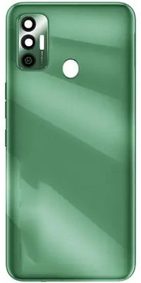 imbi Tecno SPARK 7 (KF6) Panel With On Off And Volume Button, Camera Glass Back Panel(Green)