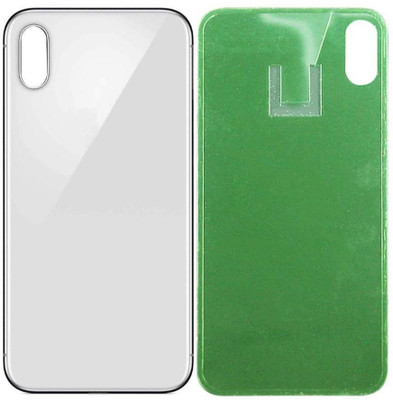 imbi Apple iPhone XS, Apple iPhone 10s Replacement Back Glass Body Back Panel(Silver)