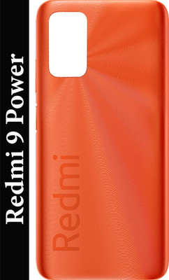 Purplesavvy Redmi 9 Power Back Panel(Fiery Red)
