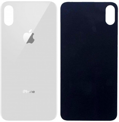 KezeMize Apple iPhone XS Max (Best Quality)(With Proper Logo)(Glass) Back Panel(White)