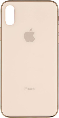 FLOUNDER APPLE IPHONE XS GLASS WITH PROPER LOGO Back Panel(GOLD)