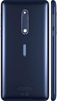 Kraze4blaze Nokia 5 (With Proper Logo) Back Panel(Tempered Blue)