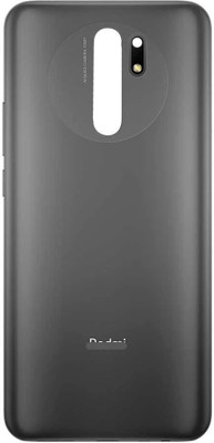 Pulora Redmi 9 Prime (with proper brand logo) Back Panel(Matte Black)