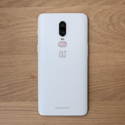 BrewingQ OnePlus 6(Glass) Back Panel(Silk White)