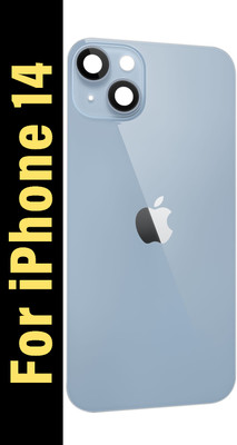 SUFO Apple 14 With Camera Glass Back Panel(Blue)