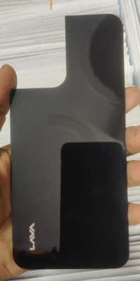 FixHub LAVA YUVA 3 PRO BACK GLASS COMPATIBLE Back Panel(BLACK)