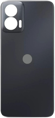 SRaccessories Motorola Moto G34 Back Panel(Charcoal Black)