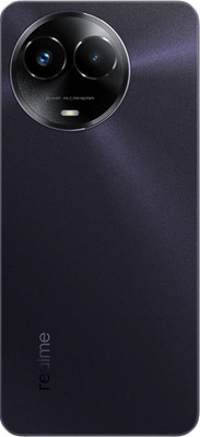 LEISURELIC REALME 11X WITH PROPER LOGO Back Panel(MIDNIGHT BLACK)