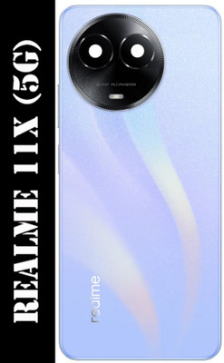Flipkart SmartBuy Realme 11x 5G (HOUSING BODY) with Middle Ring Side Keys & Camera Ring Lens Full Panel(Purple Dawn)