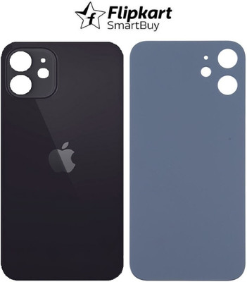 Flipkart SmartBuy Apple iPhone 12 Mini Premium Quality (Glass) Back Panel(Black)