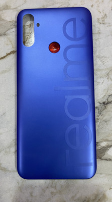 FLOUNDER REALME NARZO 10A With Camera Lens & Side Volume Power Buttons Back Panel(BLUE)