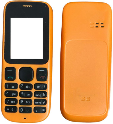 imbi Nokia 100 Front Back Body With Keypad Front & Back Panel(Orange)