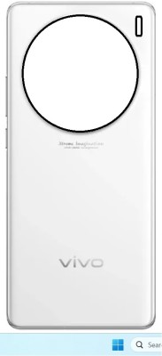 FLOUNDER VIVO X100 WITH PROPER LOGO Back Panel(WHITE)