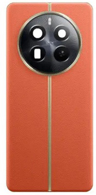imbi Realme 12 Pro Plus 5G Panel Realme 12 Pro+ 5G With Camera Glass Back Panel(Orange)