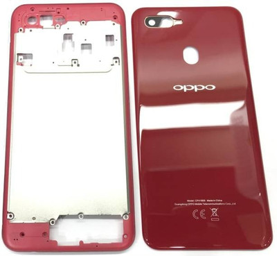 SRaccessories Oppo A5s (Housing Body) (Side Keys with Middle Body) Full Panel(Red)