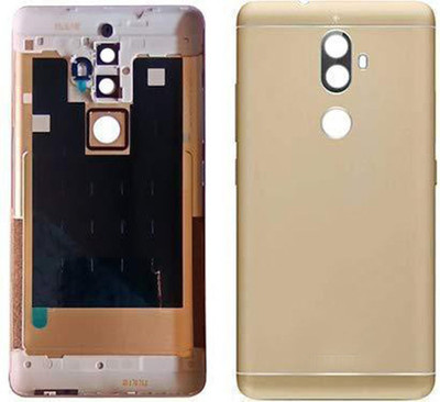 imbi Lenovo K8 Plus K8+ With Power And Volume Button Camera Glass Back Panel(Gold)