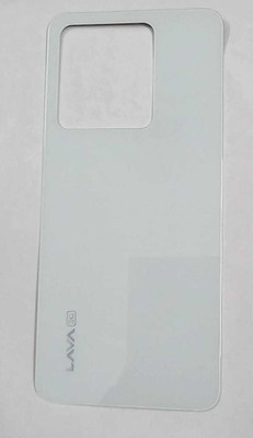 AAA Spares For LAVA Blaze 3 5G Back Glass Back Panel(White)