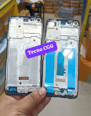 AL HAYY TRADERS TECNO CAMON 17 ( CG6 ) MIDDLE FRAME Front Panel(BLACK)