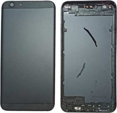 imbi Oppo F1s With Power and Volume Button Camera Glass Back Panel(Black)