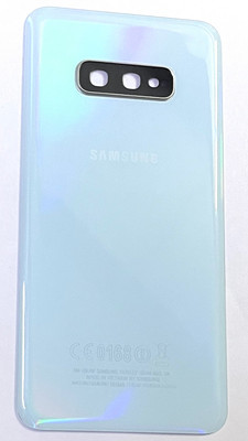 VRAVMO SAMSUNG S10E (WHITE) WITH CAMERA LENS GLASS Back Panel(WHITE)