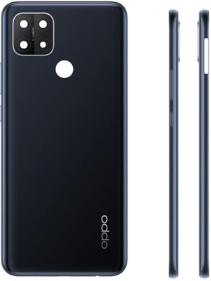 Sandreezz Oppo A15s (With Middle Ring Camera Lens & Side Volume Power Buttons)5 Full Panel(Dynamic Black)