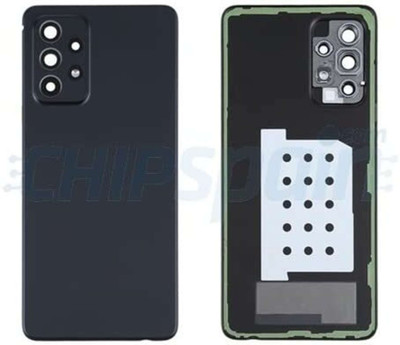HNVIEW SAMSUNG A52S Og BACK PANEL COME WITH CAMERA LENS AND LOGO COMPATIBLE Back Panel(BLACK)