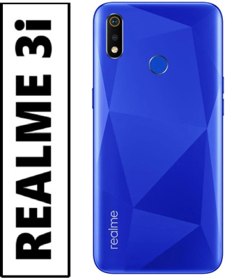 Farcry REALME 3i WITH PROPER LOGO Back Panel(BLUE)