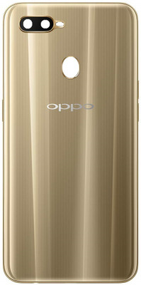 KezeMize Oppo A7 (Best Quality)(With Proper Logo) Back Panel(Gold)