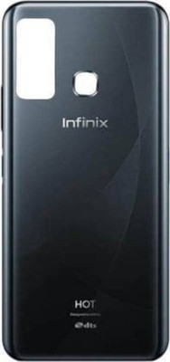 FixHub INFINIX HOT 9 BACK COVER WITH SIDE KEY BUTTON COMPATIBLE Back Panel(BLACK)