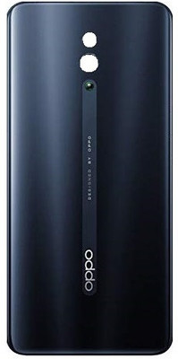 KezeMize OPPO Reno (Glass) (with Proper Logo) (Best Quality) Back Panel(Black)